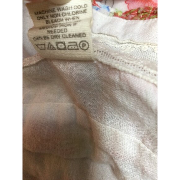 Anthropologie Deletta Womens Floral Maxi Dress Size 14 Ruffle Babydoll Fairycore - Picture 7 of 9